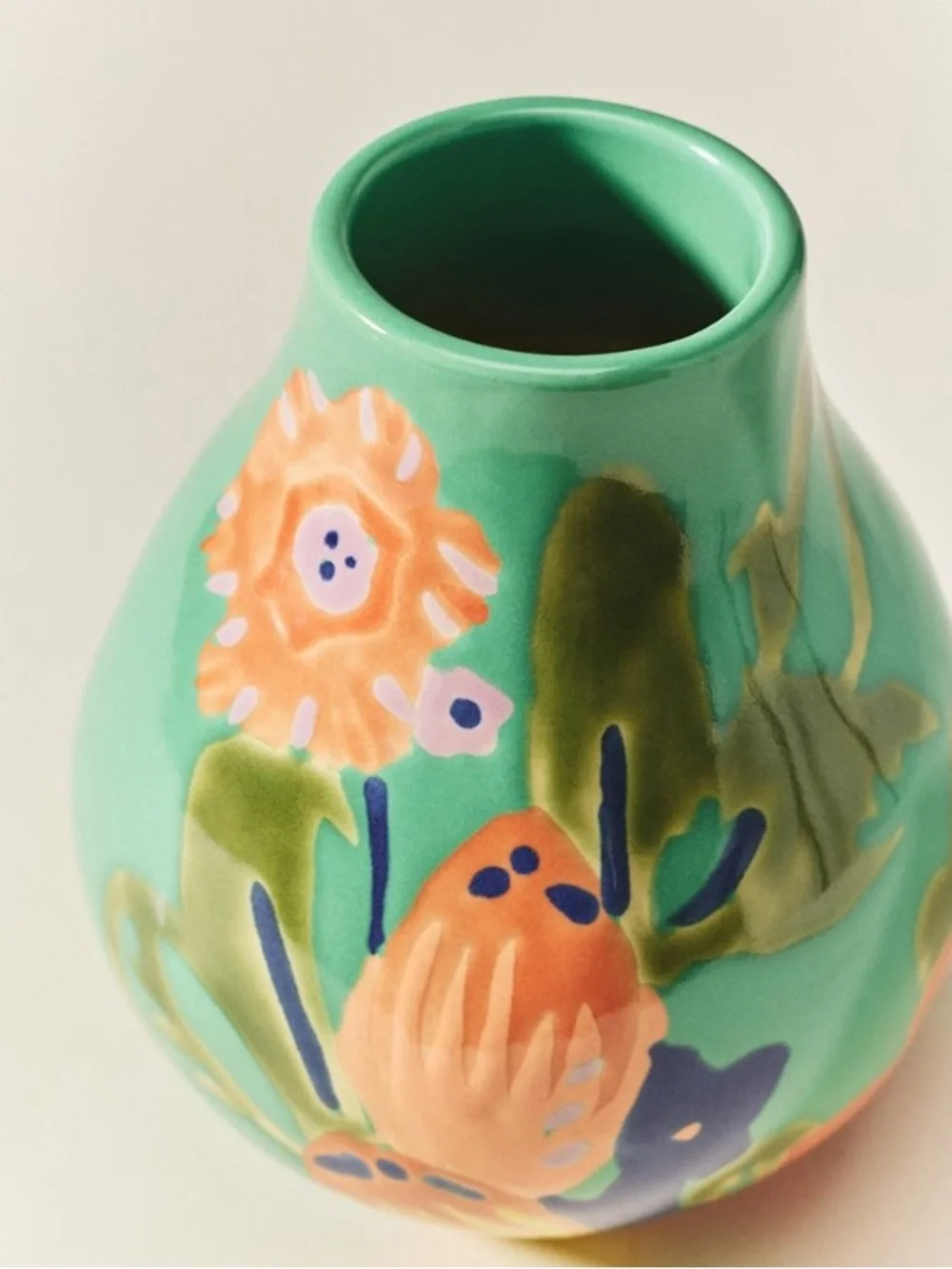 Anthropologie Kauwela Floral Vase NWT